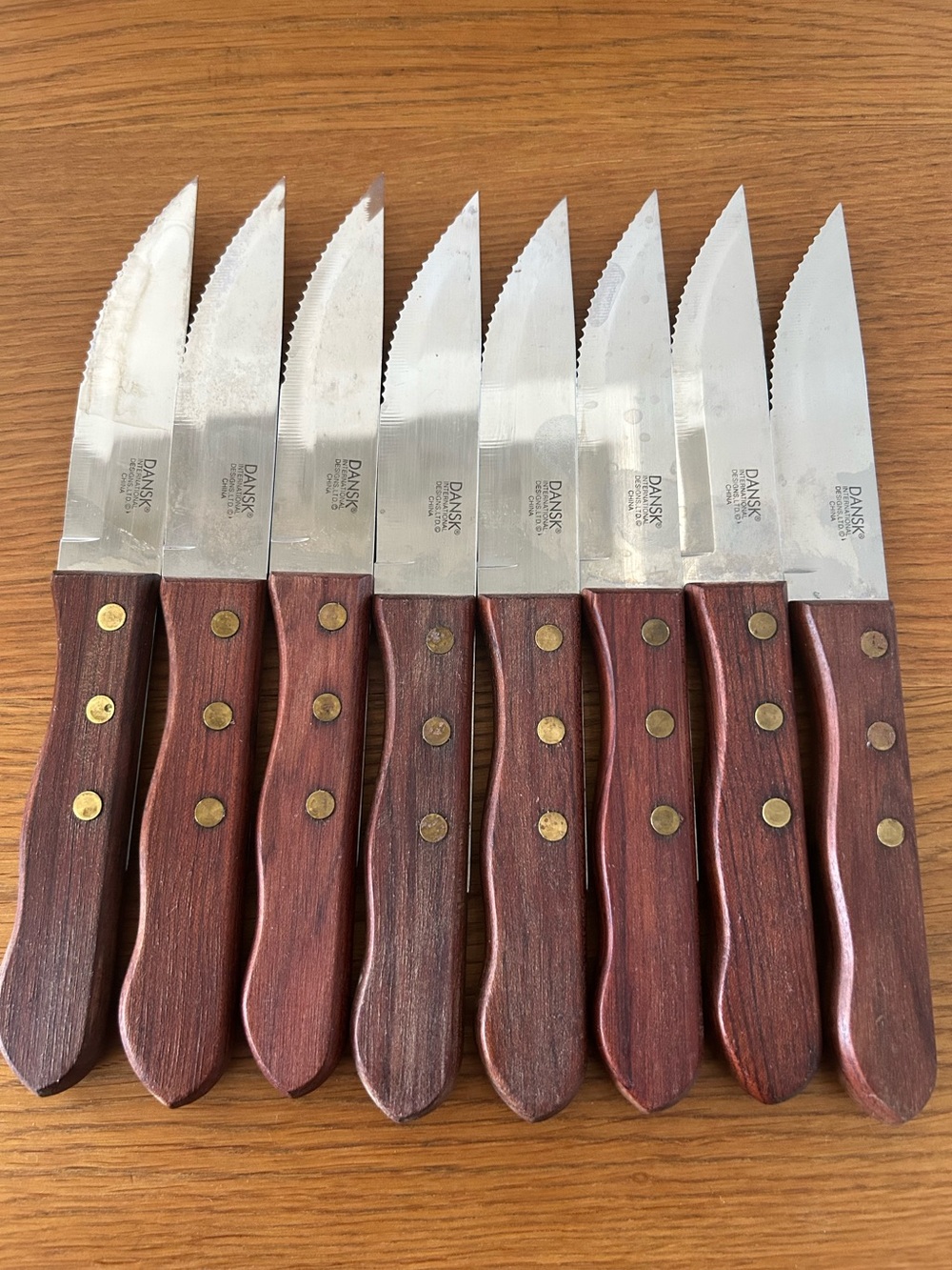 Dansk Serrated 10 inch Knives Set 8